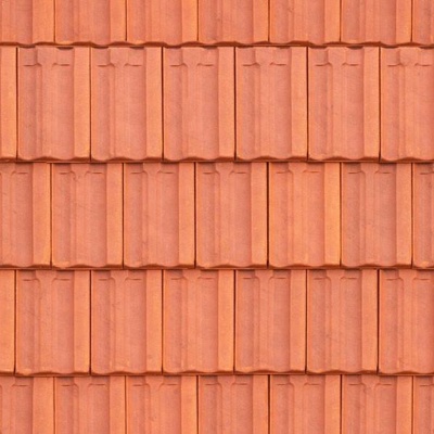 Seamless Chinese Building Roof Red Clay Asphalt Tiles