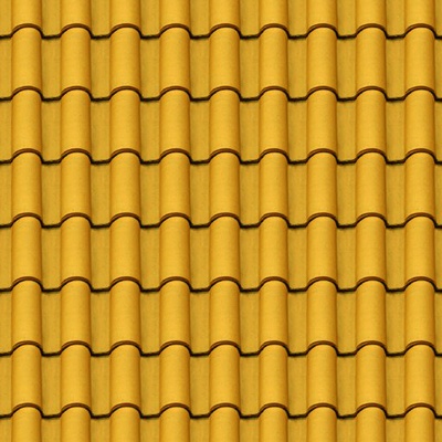 Yellow roof roof tile sheet glazed tile