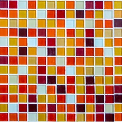 Orange Tile Mosaic