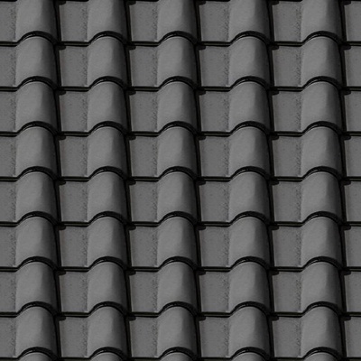 Grey Roof Roof Tile Glazed Tile