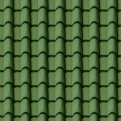 Green Roof Roof Tile Glazed Tile