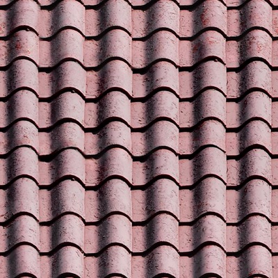 Pink Roof Roof Tile Glazed Tile