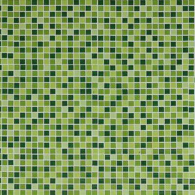 green tile mosaic