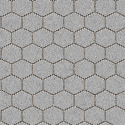 Seamless hexagonal stone parquet floor tile sidewalk road ground square paving