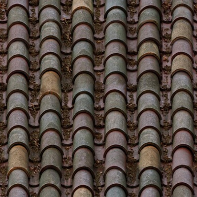 dark gray Roof Roof Tile Glazed Tile