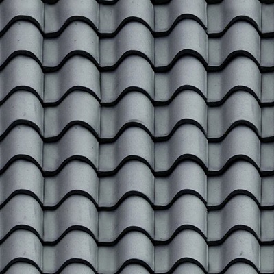 Grey Roof Roof Tile Glazed Tile