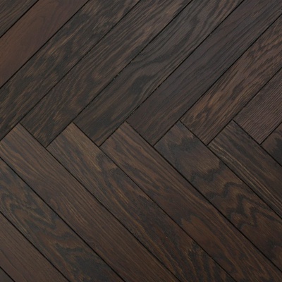 Black herrings wooden floor