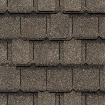 Seamless villa building roof asphalt tiles