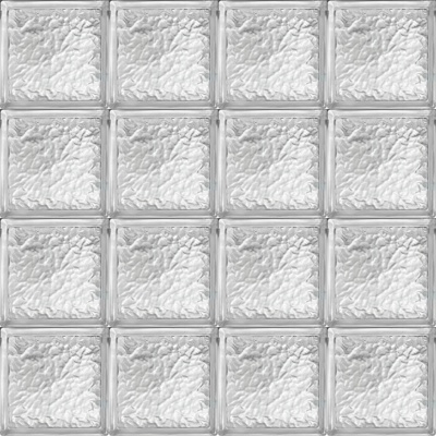 Square Glass Tile Hollow Glass Tile HD Water Corrugated Glass Tile