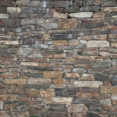 Modern New Chinese Style Other Wall Grey Old Stone Wall Exterior Wall