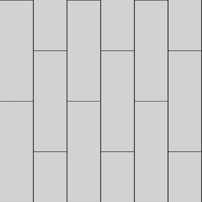 Grey staggered brick strip brick square tile floor tile patchwork