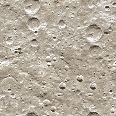 Seamless beige lunar rock crater