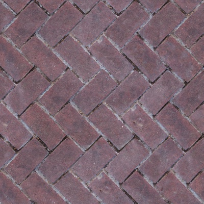 Seamless red brick pavement ground road paving brick