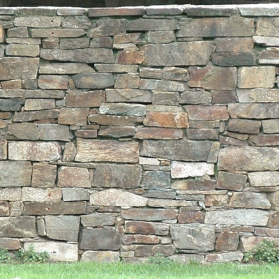 Modern New Chinese Style Other Wall Grey Old Stone Wall Exterior Wall