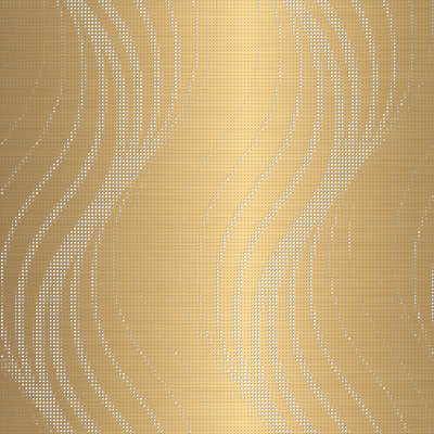 Gold flow curve perforated metal plate