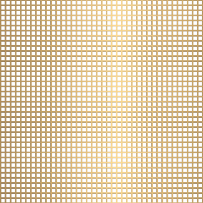 Gold gradient perforated aluminum plate