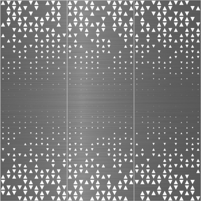 Black titanium brushed perforated aluminum plate metal_no pick