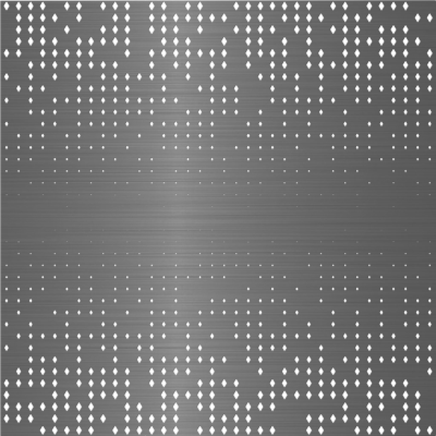 Black titanium gray brushed perforated aluminum plate metal without picking