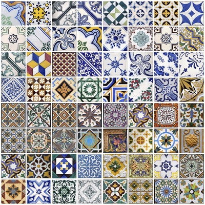 Seamless Retro Style Marble Stone Patchwork Pattern Tiles Small Tiles Antique Tiles Floor Tiles Wall Tiles