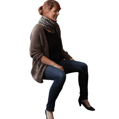 Png No-Picking Sitting Figure Office Figure Business Figure Fashion Casual Figure