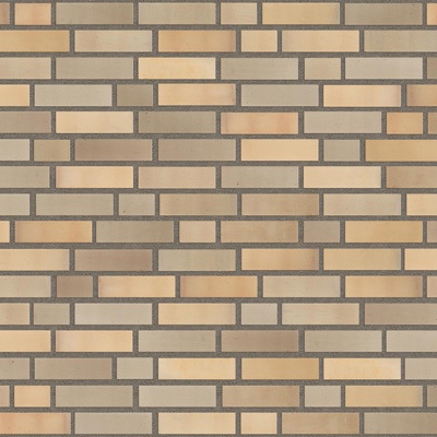 Seamless yellow brick wall exterior wall ground