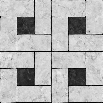 Seamless Modern Marble Stone Geometric Splicing Parquet Pattern Tile Floor Tile Wall Tile