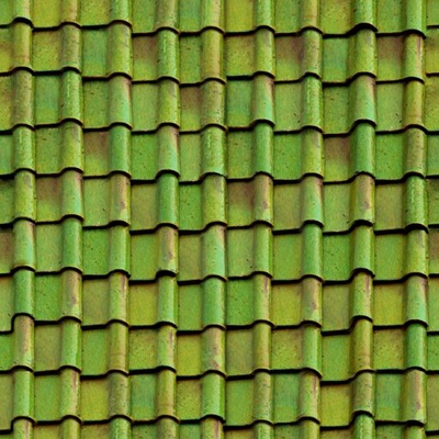 Green Roof Roof Tile Tile Top