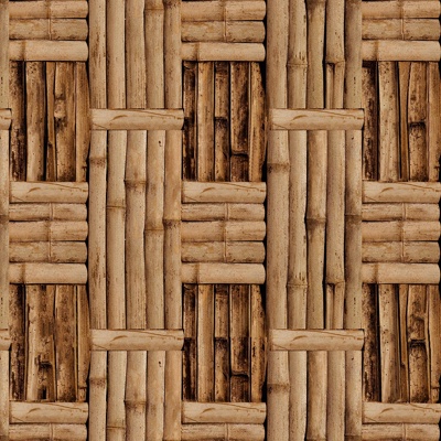 Seamless old bamboo bamboo woven fence