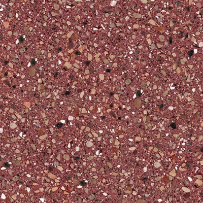 Red terrazzo