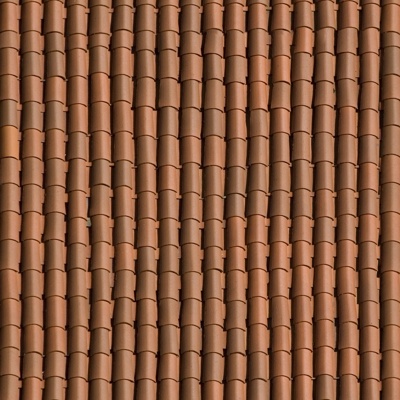 Orange red tile red tile roof tile wave tile terracotta tile cylinder tile