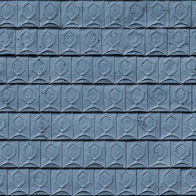 Blue Roof Roof Tile Tile Top