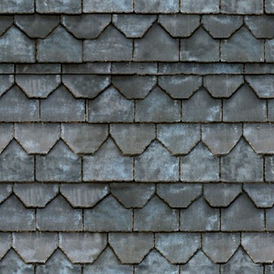 Blue Roof Roof Tile Tile Top