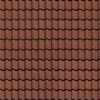 Seamless villa building roof clay ceramic tiles