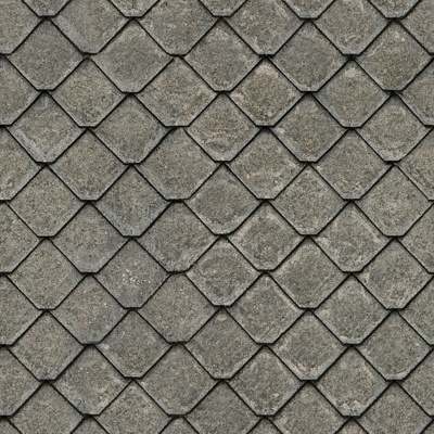 Seamless villa building roof asphalt tiles