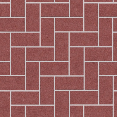 Seamless Red Herringbone Pattern Splice Cement Floor Tile Sidewalk Road Ground Square Paving