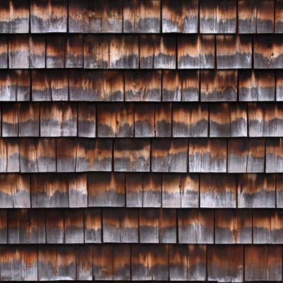 Seamless old villa building roof anti-corrosion wood tiles