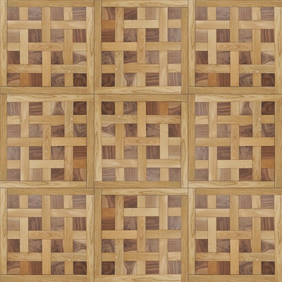 Seamless Geometric Square Parquet Pattern Textured Wood Floor