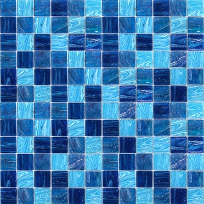 seamless bathroom pool blue mosaic tile stone square plaid tile patchwork floor tile wall tile