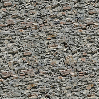 Seamless gray outdoor building rock block stone wall tile wall ground