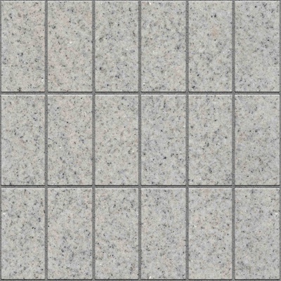 Seamless sesame gray granite stone parquet floor tile sidewalk road ground square paving