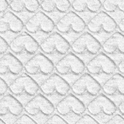 Seamless White Knitted Textured Pattern Cloth Fabric