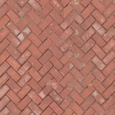 Red Permeable Brick Cement Floor Tile Herringway Brick Outdoor Pavement