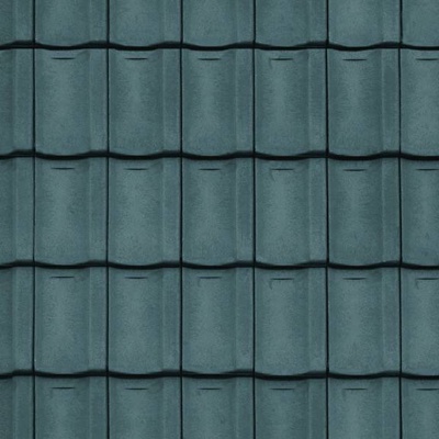 Seamless Chinese Building Roof Blue Clay Asphalt Tiles