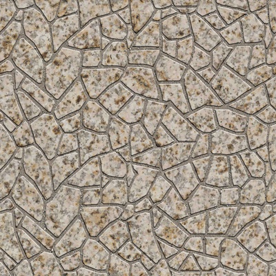 Seamless irregular mosaic slate floor tile pavement road ground square paving