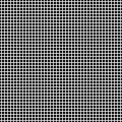 Square grid perforated metal plate black and white bump