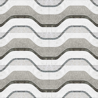 Seamless modern beige marble stone geometric stitching patchwork pattern ceramic tile floor tile wall tile