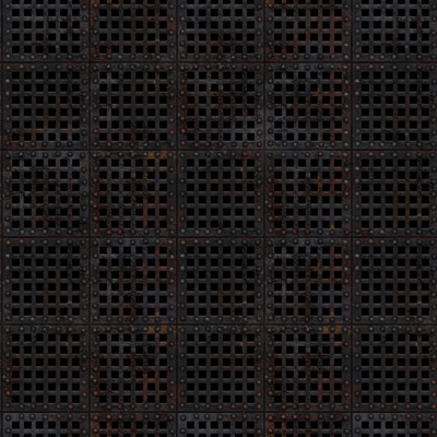 Seamless black hollow metal mesh woven mesh