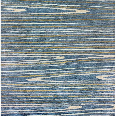 Modern striped carpet