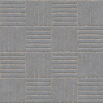 Seamless parquet cement floor tile pavement road ground square paving