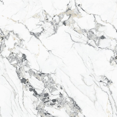 Marco Polo White Marble Rock Slab